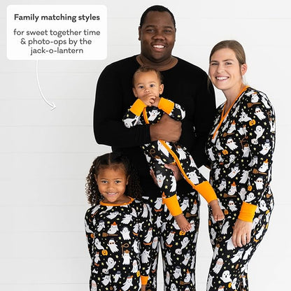 Little Sleepies Two-Piece Pajama Set for Boys & Girls, Soft Viscose from Bamboo Toddler Pajamas for Kids, Family Matching PJs
