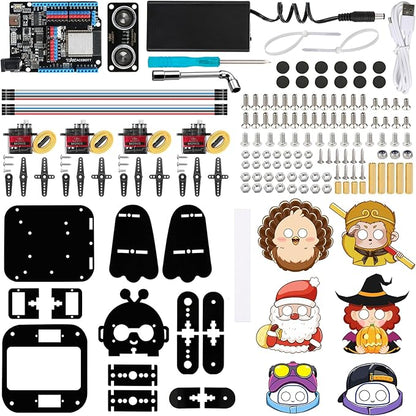 ACEBOTT Robotics for Kids Ages 12-16，Bionic Biped Robot Kit for Arduino ESP32, STEM Science Kits, Cool Engineering Building Toys, Science Coding Kit for 12+ Boys Girls Teens and Adults Unique Gifts