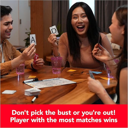Spin Master Games, Draft’d, Competitive Drafting Party Game with Hilarious Prompts for College Nights, Football Watch Parties, Happy Hour Activity, for Teens & Adults, 3-5 Players, for Ages 14 & Up