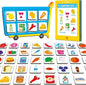 Magnetic Shopping List Game, Funny Groceries Matching Memory Game, Race to Collect Your Items Educational Toy for Boys & Girls at Home