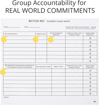 Better Me Self-Improvement Board Game - Fun & Connection for Couples, Friends, and Family Game Night, Relationship Date Night Ideas, Counseling and Group Therapy, Goal Setting & Accountability