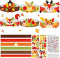 Cinrobiye 24 Sets Fall Crafts Kits Autumn Animal Paper Crown Craft Kit Bulk DIY Harvest Headbands Craft for Holiday Thanksgiving Birthday Party Favors Gift Home School Art Project Activity Game Prizes