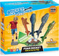 Dinosaur Rocket Launcher for Kids, 4 Rockets with Launcher Pad, Launch Up to 100 Ft, Dinosaur Toys for Kids, Outdoor Toys, Birthday Gifts for 3 4 5 6 7 Year Old Boys Girls