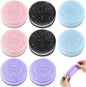 Sticky Cookie Squishies Fidget Toys Adults, Squeeze Toys Sensory Toys for Kids with Autism, Stress Balls for Adults Fidgets Birthday Gifts Party Favors for Kids(8 Pack Pink Black Green Purple)