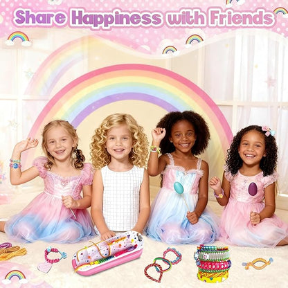 Maigandamai Friendship Bracelet Making Kit Toys, Ages 7 8 9 10 11 12 Year Old Crafts for Girl Toys, Bracelet DIY, Best Gifts Ideas for Birthday, Festival