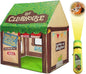 SweHouse Kids Play Tents Indoor: Cute Playhouse Tent for Kids with Projector - Toddler Play Tents Boys Fort Play Area Decorations for Birthday