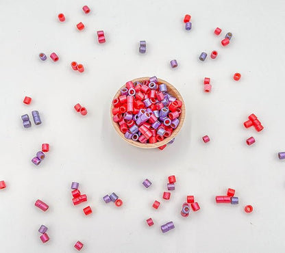 4 Cups of Valentine's Day Ditalini Pasta Sensory Bin Filler for Sensory Table