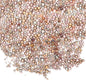 Iridescent Glass Tiny Bubble Beads, 0.4-3mm 10g No Hole Micro Mini Round Brown Water Droplets Beads - Applications: for Resin Filler, Nail Art, Dollhouse Bath Tub