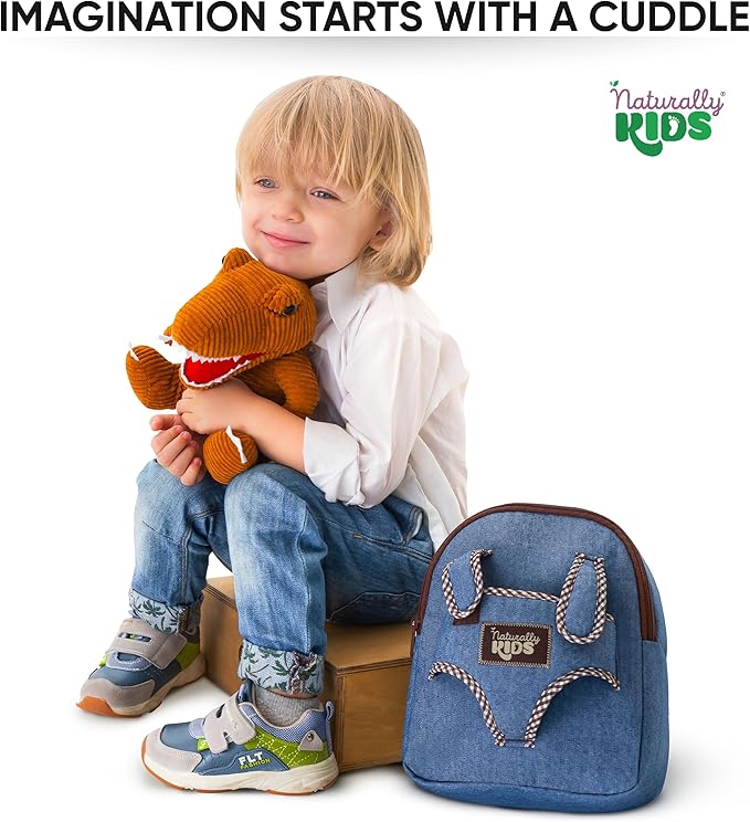 Dinosaur Toys for Kids 3-5, Dinosaur Toys for Kids 2-4, Birthday Gifts for 2 Year Old Boy, Gifts for 3 Year Old Boys, Toddler Backpack