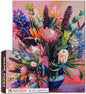 Blooming Floral Jigsaw Puzzle 1000 Pieces flower vase Puzzles for Adults,Wildflowers Jigsaw Puzzles for Challenging Family Activity Games Flower Puzzle for Home Wall Decor Gifts 20 x 27 Inches