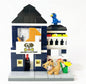 Brick Loot Mini City Pet Shop Building Set – 155-Piece Lego-Compatible Storefront, Modular Mini Bricks City Blocks Kit with Cat & Bird Figures, DIY Model for Kids & Adults, Display Collectible