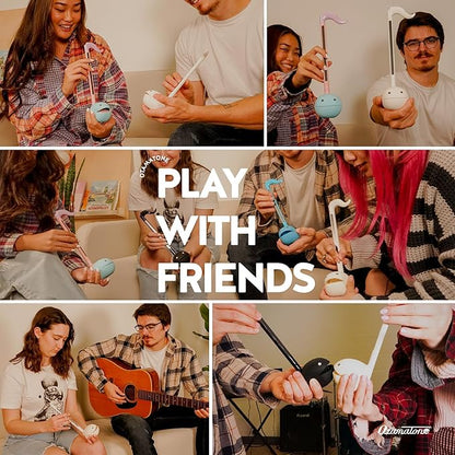 Otamatone Japanese Electronic Musical Instrument Portable Music Synthesizer from Japan by Maywa Denki Studio Award Winning, Educational Fun Gift for Children, Teens & Adults - Mint