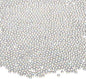 Iridescent Glass Tiny Bubble Beads, 1.5-2.0mm 10g No Hole Micro Mini Round White Transparent Water Droplets Beads - Applications: for Resin Filler, Nail Art, Dollhouse Bath Tub