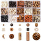 630Pcs Natural Coconut Shell Beading for Jewelry Making Kit -Handmade Coconut Shell Beach Theme Charms Beading for Making Bracelet Necklace Kit DIY Crafts, Boho Style Jewelry Gifts for Woman/Man