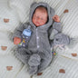 WOOROY Realistic Reborn Baby Dolls Boy - 18 Inch Real Life Full Vinyl Body Sleeping Dolls, Lifelike Poseable Newborn Baby Doll with Accessories, Ideal Gift Toy for Kids 3+