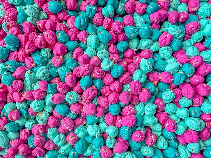 Colored Chickpeas for Sensory Play and Sensory Bins - Many Different Seasonal Colors (2 Cups, Summer 1)