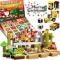 Advent Calendar 2025 Magnetic Blocks-100PCS Magnetic Building Blocks, Magnetic Blocks STEM Toddler Kids Toys, Construction Toys for Kids Ages 3+, Christmas Birthday Gifts for Boys & Girls