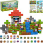 Magnetic Blocks - 110PCS Magnets Building Blocks World Set for Kids Ages 3-5 5-7 8-12, Magnetic Tiles Game Preschool Toys for 3 4 5 6 Year Old Girls Boys Gifts （STEM World）