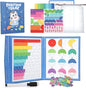 Magnetic Fraction Educational Puzzle, Magnetic Fraction Tiles and Circles, Elementary Fraction Manipulatives, Montessori Math Teaching Aid for Kids