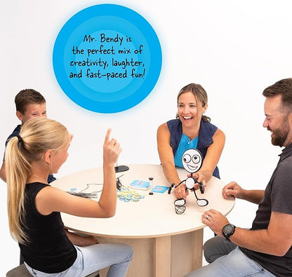 Fat Brain Toys Mr. Bendy - Craft, Bend, & Guess! Party Game for Kids & Adults