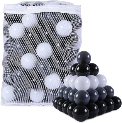 Ball Pit Balls Plastic Balls for Ball Pit Phathalate Free BPA Free Plastic Balls 100pcs 2.2" Set for Toddlers for Play Tent Tunnel