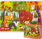 QUOKKA Puzzles for Kids Ages 3-5 - 30 Pieces Puzzles for Toddlers 2-4 - Forest Animals Learning Jigsaw Puzzles for Kids 4-6 Years Old - Educational Toys for Boy and Girl