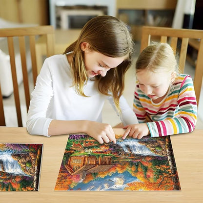 Puzzles 500 Pieces for Adults | Alpine Serenity Jigsaw Puzzles | Recycled Cardboar Jigsaw Puzzles 500 Pieces | Challenging Family Activity Great Gift Idea for Family Friends | 20.5 X 15 inches