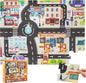 TOI Gaint Floor Puzzle for Kids Ages 3 and Up, 2x3 Feet City Floor Puzzles for Toddlers 3-5, Extra Large Preschool Learning Jigsaw Puzzles for Boys and Girls