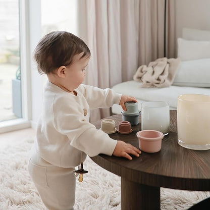 mushie Stacking Cups Toy | Made in Denmark (Original)