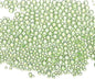 Iridescent Glass Tiny Bubble Beads, 0.4-3mm 10g No Hole Micro Mini Round Light Green Water Droplets Beads - Applications: for Resin Filler, Nail Art, Dollhouse Bath Tub