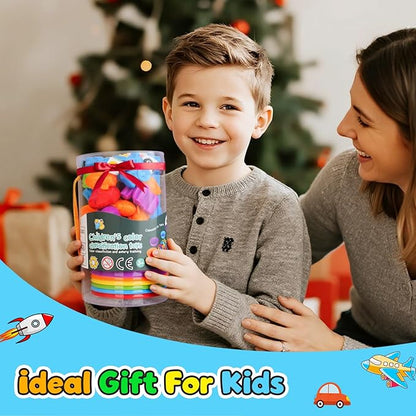 Counting Transport Matching Game with Sorting Cups, Sensory Sorting Colors Counting Toys with Games Dice, Montessori Training Preschool Educational Learning Toy Gifts for Toddlers Kids 3 4 5 6 +