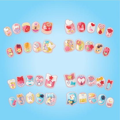 Aquabeads 40-Piece Multicolor Heart & Ribbons Nail Craft Kit