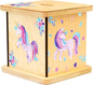 Wooden Piggy Bank for Kids and Adults, Personalized Gift Handmade in USA by BloomOwl, Custom Piggy Bank, Personalized Banks for Kids, Gifts for Baby Boys and Girls (Unicorn)