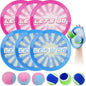 Toss and Catch Ball Set with 6 Paddles 6 Balls, Outdoor Toys for Kids Beach Toy Pool Toys Outdoor Yard Games for 3 4 5 6 7 8 9 10 Year Old Boys Girls, Ideal Gifts for Kids Age 3+