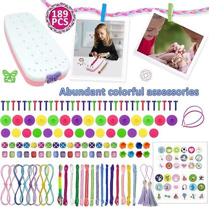LivyChouance Friendship Bracelet Making Kit, Arts and Crafts for Kids Ages 8-12,Popular Bracelets String Maker Toys Set Craft Making Kit Christmas Birthday Gift for Girls 6 7 8 9 10 11 12