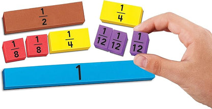 Educational Insights Foam Magnetic Fraction Strips