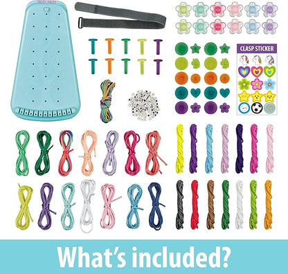 Yolscue Friendship Bracelet Making Kit for Girls,Bracelet Kit Toys,Arts and Crafts for Kids Age 7-12,Best Birthday Gifts Ideas for Ages 7,8,9,10,11,12 Year Old,Kids Bracelet String Toys Set (Blue)