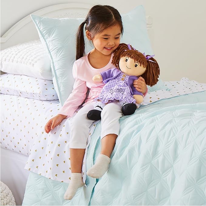 Let's Make Memories Personalized Rag Doll - Mini-Me Doll - Doll for Girls - Toy for Girls - Red Hair