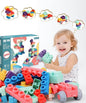 80PCS Soft Building Blocks for Toddlers 1-3， Baby Stacking Toys for Early Learning & Development ， BPA-Free Silicone Blocks for Kids，Safe, Fun, and Educational Baby Toy，Large Soft Blocks