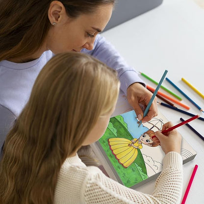 ArtPops Coloring Boxes – Pop-Up Pre-Printed Coloring Box Set – DIY Wall Art Kit for Kids – Eco-Friendly, Easy to Hang, No Frame Needed – 5-Pack, Fairytale Friends