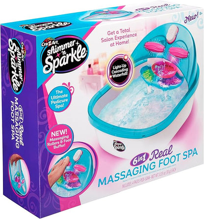 Shimmer ‘n Sparkle 6-in-1 Real Massaging Foot Spa for Kids