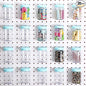 Unittype 20 Set Pegboard Organizer Accessories Peg Boards Jars with Lids Plastic Pegboards Bins Storage Containers Clear Peg Board Wall Organizer for Garage Sewing Office Home Supplies(Light Green)