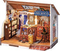 Rolife DIY Miniature Dollhouse Kit-Tiny House DIY Kit for Adults and Kids-1:20 Miniature House Kit-Miniature Things Hobbies for Women and Men-Halloween/Christmas Decorations/Gifts-LED Book Nook Kits