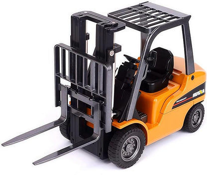 Forklift Truck Toy with Moveable Joint, 1:50 Scale Diecast Warehouse Lifting Vehicle for Kids, Forklift Toy, Alloy Fork Truck Model Toy for Kids Play, Collection or Decorative Ornament