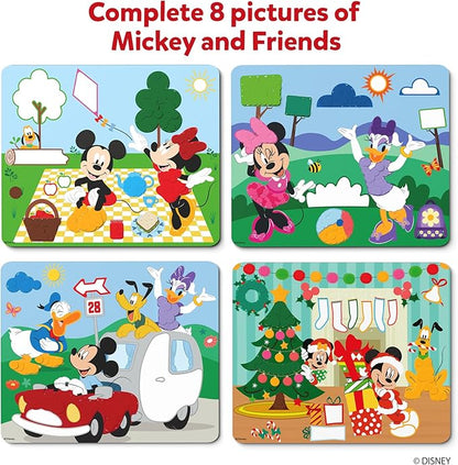 Skillmatics Dot It Sticker Art - Disney Mickey & Friends, Mess-Free Fun for Kids, 500+ Stickers, Craft Kits, DIY Scrapbooking Activity, Travel Toys, Gifts for Boys & Girls Ages 3, 4, 5, 6, 7