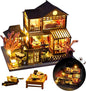 DIY Miniature House Kit, Mini House Kit for Beginners, DIY Dollhouse Kit for Adults to Build, Model Building Craft Diorama Kit, Ideal Gifts for Birthday, Christmas(Japanese Garden House)
