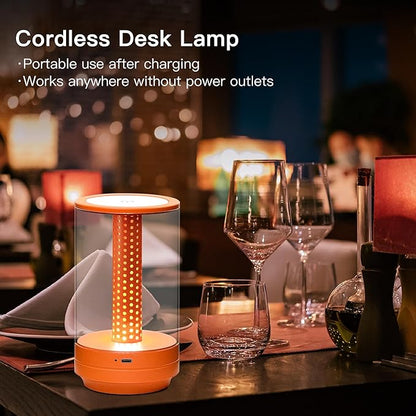 Creative LED Honeycomb Table Lamp (Orange)