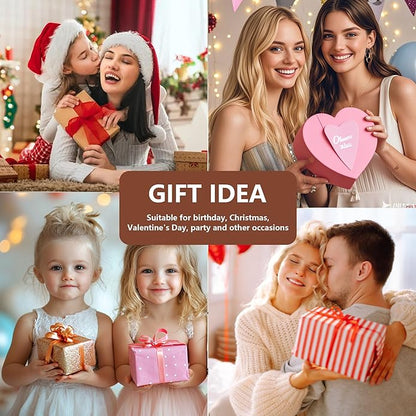 Gold Initial Necklaces for Women Girls, 18K Gold Plated Letter A-Z Heart Pendant Necklace Dainty Gold Initial Necklaces for Women Girls Birthday Gifts Jewelry