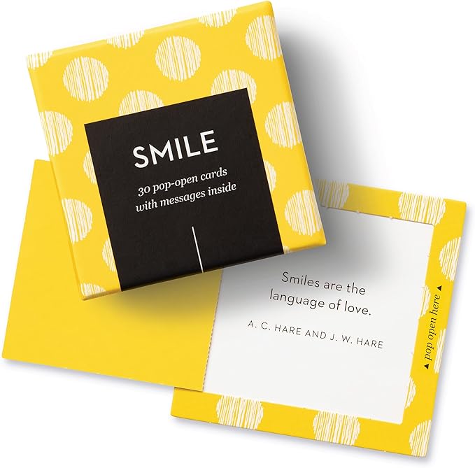 Compendium ThoughtFulls Pop-Open Cards — 3-Pack of You're Awesome, Smile, Be Happy — 90 Pop-Open Cards, Each with a Different Message Inside