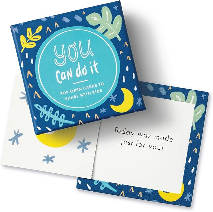 Compendium ThoughtFulls for Kids – 2 Pack of You're Incredible, You Can Do It – 60 Pop-Open Cards to Share with Kids, Each with a Different Inspiring Message Inside